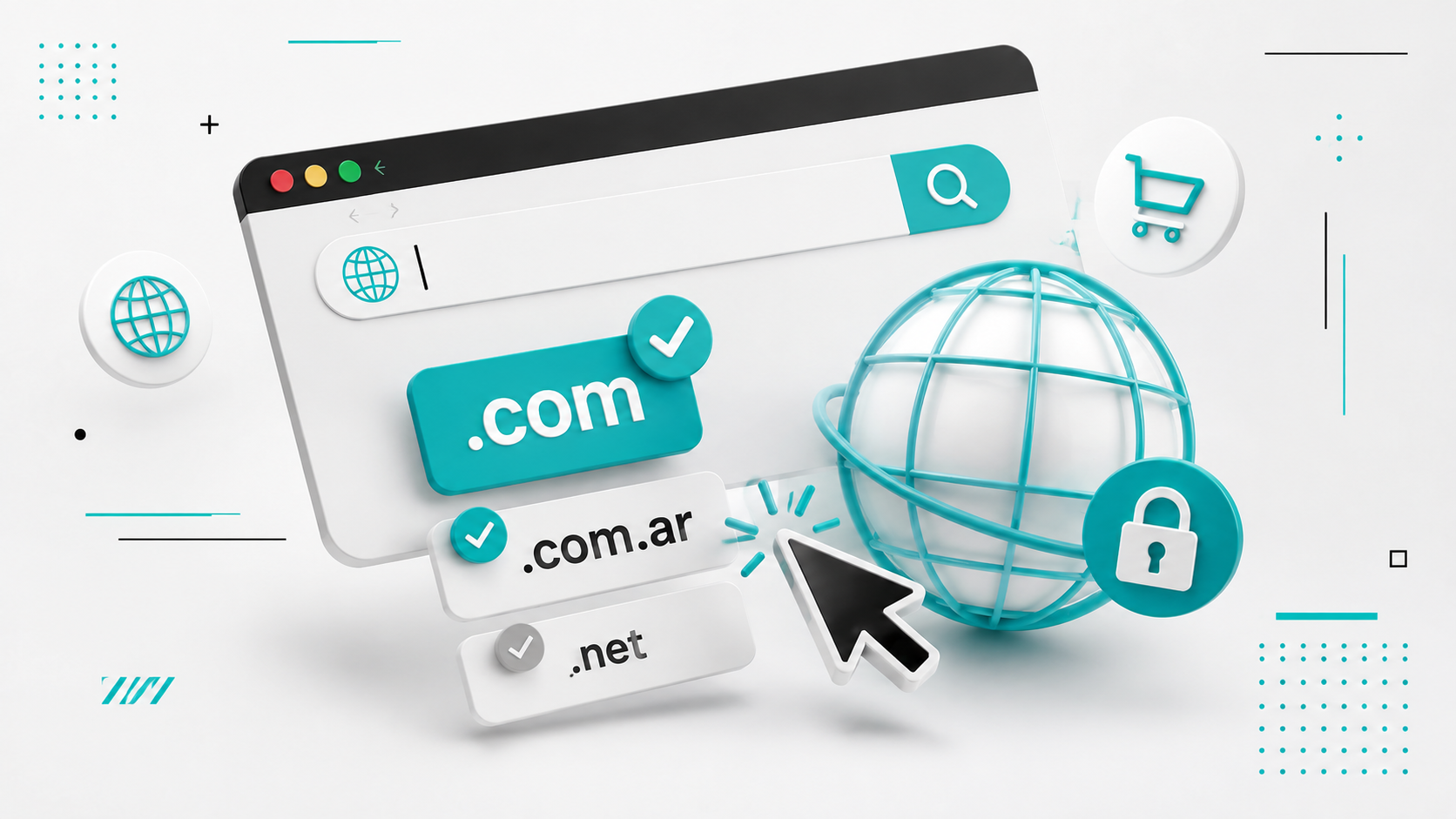 Cómo comprar un dominio .com o .com.ar sin morir en el intento